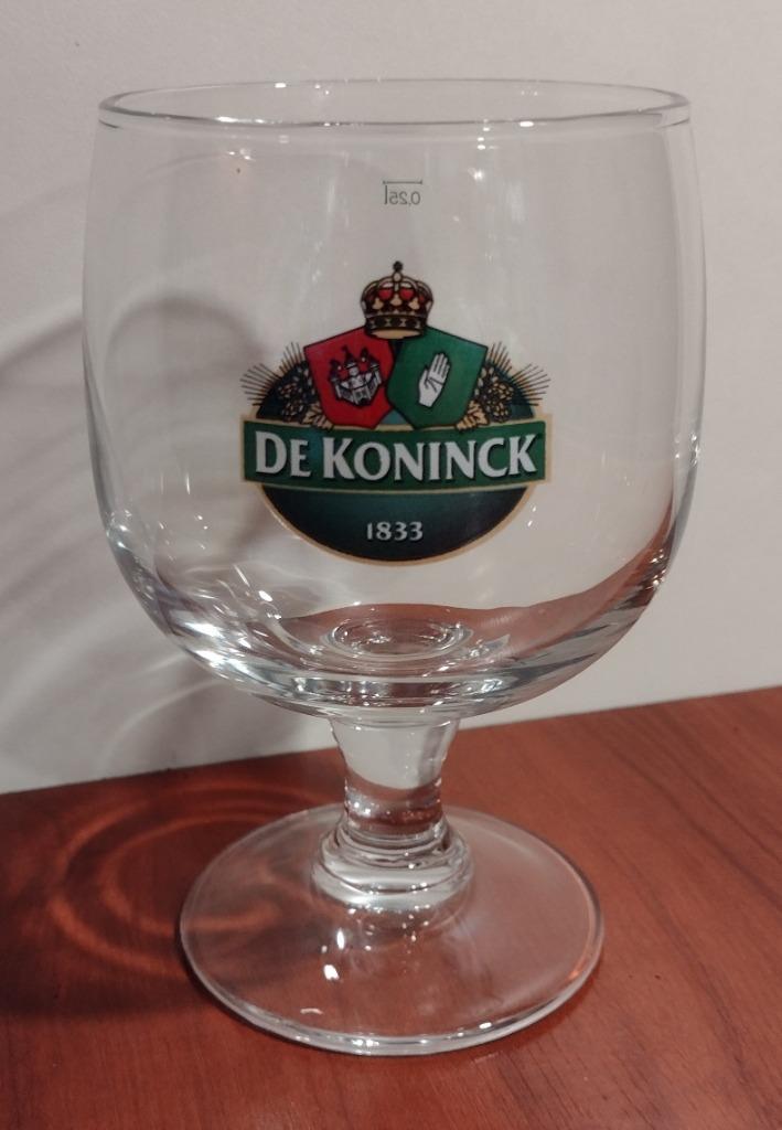 De Koninck Glazen 25cl. (Prinske) (B), Verzamelen, Biermerken, Zo goed als nieuw, Glas of Glazen, Overige merken, Ophalen of Verzenden