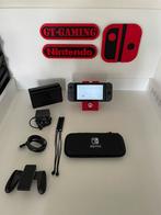 NINTENDO SWITCH NIEUW MODEL 2023 V2 LANGE ACCU DUUR+TASJE, Met 2 controllers, Ophalen of Verzenden, Zo goed als nieuw, "
