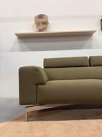 Nieuw Leolux Howlo Bank 3 zits Nomad stof groen design, Leolux, Ophalen of Verzenden, Rechte bank, Stof