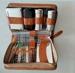 Scheerset,Vintage,Leer,Toilet,Heren,Barberset,Toiletset, Antiek en Kunst, Curiosa en Brocante, Ophalen of Verzenden