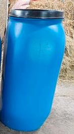1 Blauwe ton/ vat met klemdeksel/ voerton, 150 liter of meer, Ophalen, Zo goed als nieuw, Kunststof