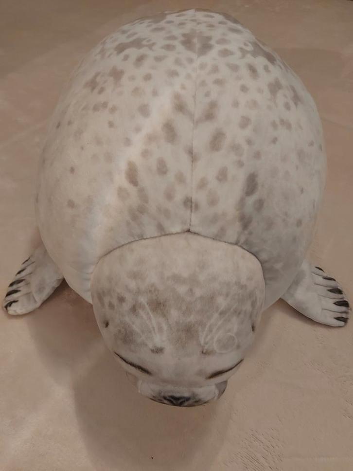 Bob de Zeehond Knuffelkussen 60 cm! Nieuwstaat!, Kinderen en Baby's, Speelgoed | Knuffels en Pluche, Zo goed als nieuw, Overige typen