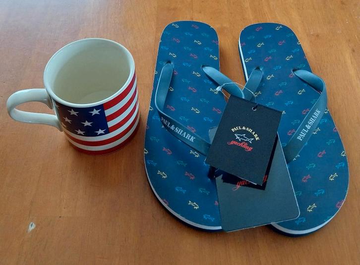 Paul & Shark slippers 43, Kleding | Heren, Schoenen, Nieuw, Slippers, Blauw, Verzenden