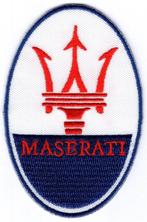 Maserati stoffen opstrijk patch embleem, Ophalen of Verzenden, Nieuw, Auto's