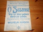 O susanna - wilhelm hinsch, Gebruikt, Ophalen of Verzenden, Artiest of Componist, Piano