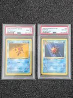 Pokémon PSA 10 1st edition Starmie & Staryu Base set, Ophalen of Verzenden, Zo goed als nieuw, Losse kaart, Foil