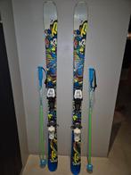 K2 Juvy Twin Tip Ski's 149cm + Stokken, 140 tot 160 cm, Gebruikt, Ski's, Ophalen