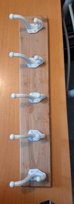 Kapstok hout met witte haken, Nieuw, Minder dan 100 cm, Hout, Ophalen