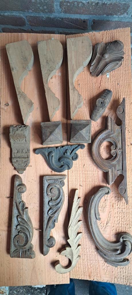 Houten Decoratie Ornamenten - Diverse Stijlen, Huis en Inrichting, Woonaccessoires | Overige, Gebruikt, Ophalen of Verzenden