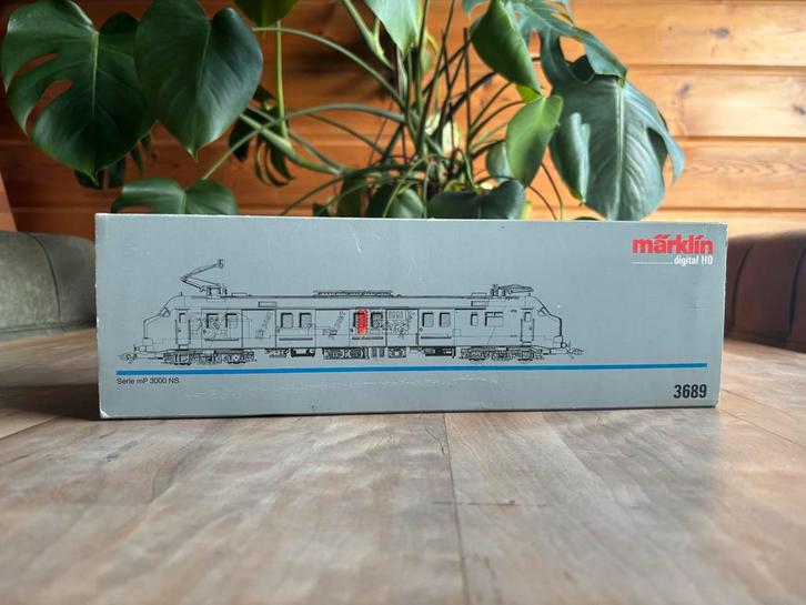 Märklin 3689 NS PTT Treinstel, Hobby en Vrije tijd, Modeltreinen | H0, Gebruikt, Treinset, Wisselstroom, Märklin, NS, Ophalen of Verzenden