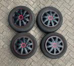 Set winterbanden op stalen velgen 175 65 14 wieldop fiat 500, Ophalen of Verzenden, Gebruikt