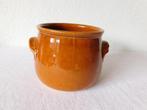 Aardewerk pot van Knorr, bruin geglazuurd, genummerd 35/6, d, Verzamelen, Retro, Ophalen of Verzenden, Huis en Inrichting