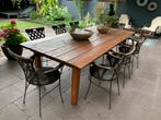 Eethoek (tuin) stoelen / set van 8 stuks!, Huis en Inrichting, Stoelen, Ophalen, Overige materialen, Gebruikt, Bruin