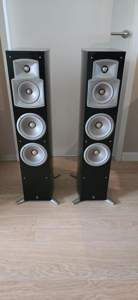 Yamaha NS555 zuilspeaker set, Audio, Tv en Foto, Luidsprekers, Gebruikt, Front, Rear of Stereo speakers, 60 tot 120 watt, Overige merken