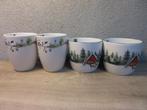 AH kerst bekers mokken koffiebekers, Ophalen of Verzenden, Gebruikt