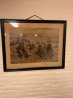 Zeldzame litho Willy Martens – Slag bij Spionkop (1900), Ophalen