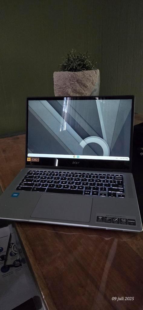 Acer Chromebook Spin 314 '14 inch', Computers en Software, Chromebooks, Zo goed als nieuw, 14 inch, 4 GB of minder, 64 GB, Qwerty