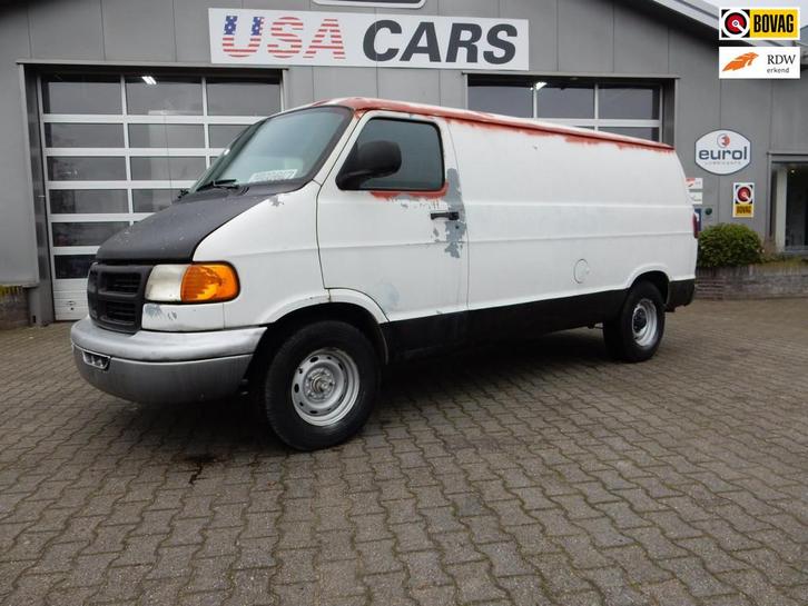 Dodge 1500 RAM Van Aut. Cargo Youngtimer, Auto's, Bestelauto's, Te koop, ABS, Lederen bekleding, Dodge, LPG, Automaat, Origineel Nederlands