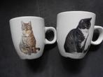 2 kleine bekertje Francien katten, Ophalen, Gebruikt, Overige typen, Overige stijlen