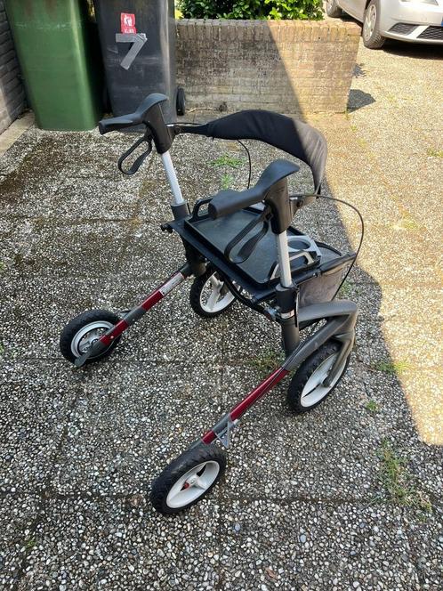 Rollator Topro Olympos ATR Offroad incl rugsteun, Diversen, Rollators, Zo goed als nieuw, Lichtgewicht, Opvouwbaar, Ophalen