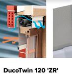 2xDucoTwin120 ZR Combinatie van ventilatierooster met screen, Ophalen, Zo goed als nieuw, Kunststof, Raamkozijn
