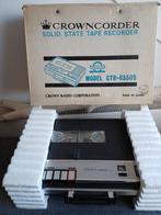 Crowncorder ctr 6550s bandrecorder in originele doos, Ophalen of Verzenden, Bandrecorder