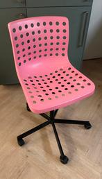 Roze bureaustoel in prima staat, Huis en Inrichting, Ophalen, Gebruikt, Roze, Bureaustoel