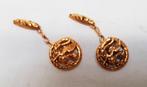 Manchetknopen "Chimere" 18kt goud., Sieraden, Tassen en Uiterlijk, Antieke sieraden, Ophalen of Verzenden, Goud, Manchetknopen