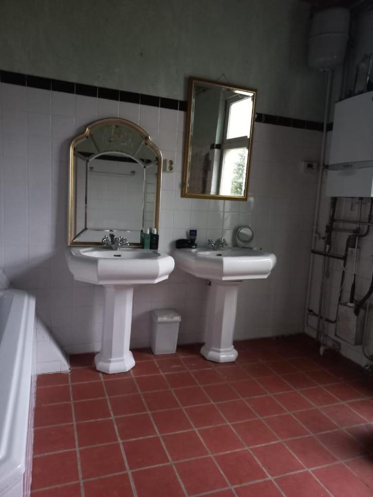 Vintage Villeroy en Bosch Badkamer set, Huis en Inrichting, Badkamer | Complete badkamers, Gebruikt, Met bad, Ophalen