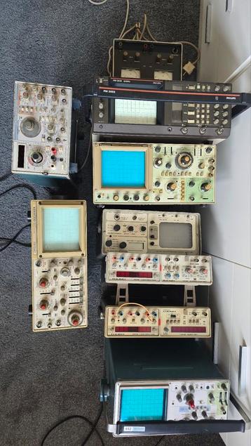 Elektronische Testapparatuur - Oscilloscopen, Generatoren beschikbaar voor biedingen