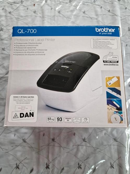 Brother QL-700, labelprinter, Computers en Software, Labelprinters, Zo goed als nieuw, Ophalen of Verzenden