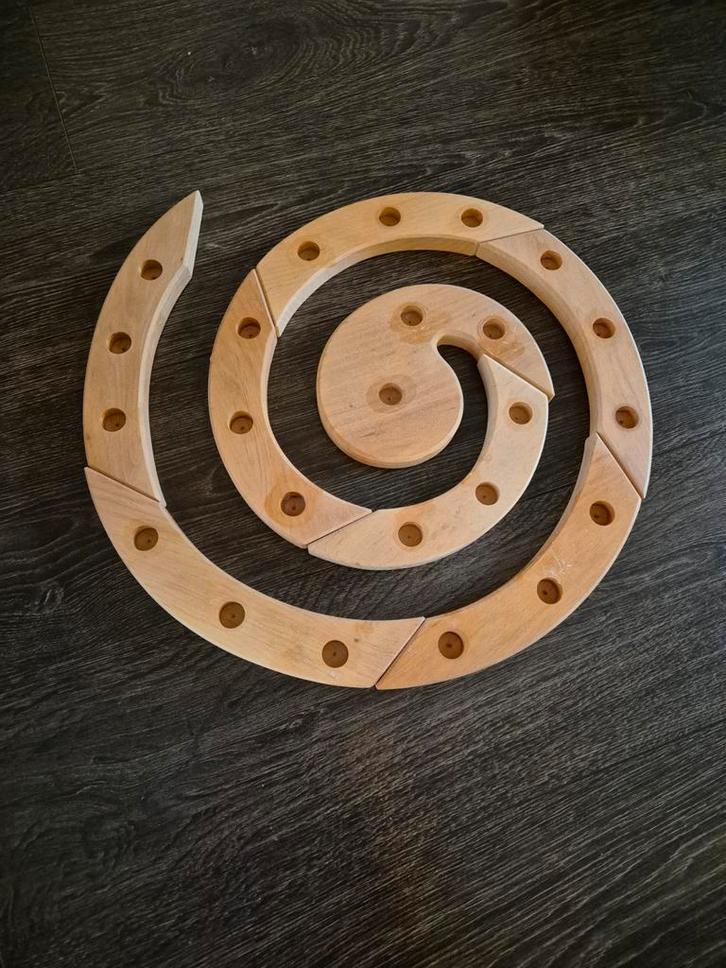 Grimms Verjaardagsspiraal & Adventsspiraal, Kinderen en Baby's, Speelgoed | Houten speelgoed, Gebruikt, Overige typen, Ophalen of Verzenden