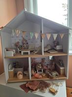 Ikea Flisat Poppenhuis met Mailegmuisjes en accessoires, Ophalen, Gebruikt, Poppenhuis