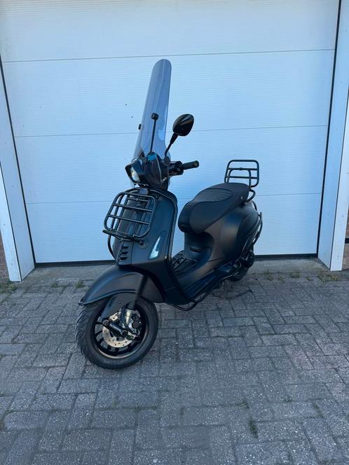 ✅ VESPA SPRINT MATT ZWART E4! FULL OPTION! ✅, Fietsen en Brommers, Scooters | Vespa, Zo goed als nieuw, Overige modellen, Ophalen of Verzenden