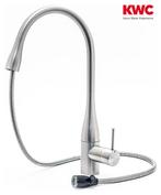 KWC EVE 1-greeps keukenmengkraan extra hoog, staal, Niet ingevuld, Niet ingevuld, Nieuw, Ophalen of Verzenden