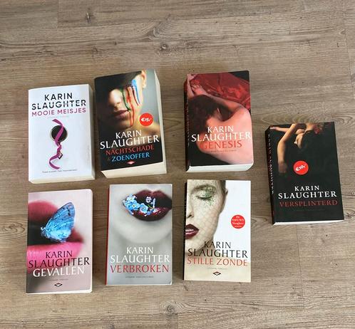 Karin Slaugther boeken, Boeken, Thrillers, Zo goed als nieuw, Nederland, Ophalen of Verzenden