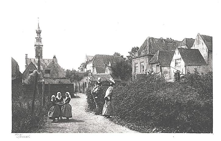 700399 Veere 1913 Zeeland Nette oude kaart onbeschreven, Verzamelen, Ansichtkaarten | Nederland, Ongelopen, Zeeland, Voor 1920