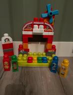 Fisher Price Mega Bloks Muzikale Boerderij, Kinderen en Baby's, Speelgoed | Bouwstenen, Ophalen of Verzenden, Zo goed als nieuw