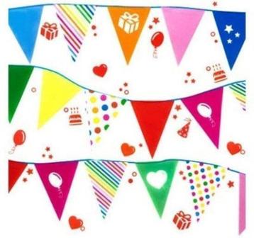 Partij Raamstickers met Verjaardags vlaggen beschikbaar voor biedingen