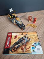 Lego ninjago 70672 gouden crossmotor compleet, Ophalen of Verzenden, Zo goed als nieuw