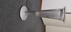 Glazen vaas in lamp, Ophalen, Gebruikt, Glas, 50 tot 75 cm