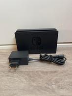 Nintendo Switch Docking Station + Stroomkabel, Ophalen of Verzenden, Zo goed als nieuw, Switch, Oplader of Kabel