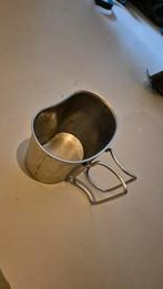 Vintage metalen beker, Caravans en Kamperen, Ophalen of Verzenden, Gebruikt