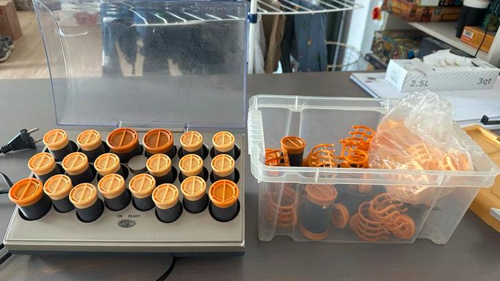 Carmen Softsetter Quick & Big Krulset, Sieraden, Tassen en Uiterlijk, Uiterlijk | Haarverzorging, Gebruikt, Krultang of Stijltang