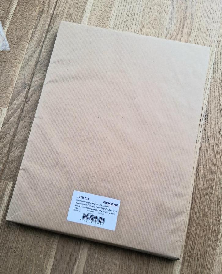 Therapeutenpapier - 100 vel - 25x32,5CM - Zweeds papier A4, Hobby en Vrije tijd, Tekenen, Nieuw, Papier, Schets- of Tekenboek
