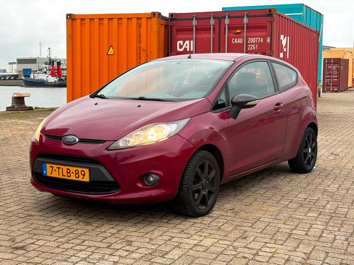 Ford Fiësta 1.25 60KW 3DR 2008 Rood, Auto's, Ford, Particulier, Fiësta, Benzine, Euro 5, B, Hatchback, Handgeschakeld, Geïmporteerd