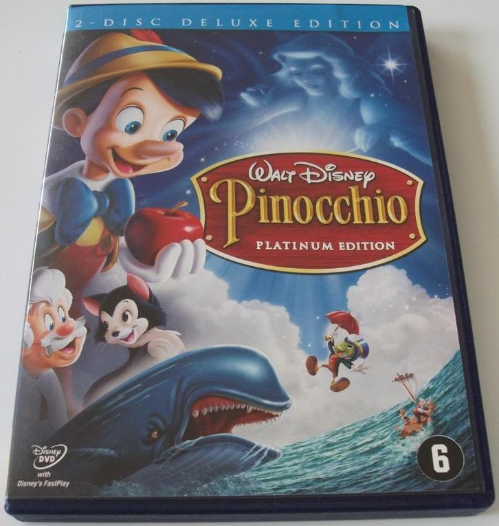Dvd *** PINOCCHIO *** 2-Disc Boxset Walt Disney, Cd's en Dvd's, Dvd's | Tekenfilms en Animatie, Zo goed als nieuw, Amerikaans