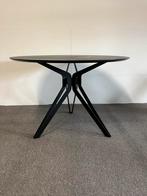 Ronde eettafel leisteen HPL 120/130/140cm, Huis en Inrichting, Tafels | Eettafels, Rond, Ophalen of Verzenden, Zo goed als nieuw