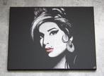 Handgegraveerd stalen portret van Amy Winehouse, Antiek en Kunst, Verzenden
