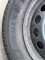 Winterbanden 215/55 R16 met velg, Auto-onderdelen, Banden en Velgen, 16 inch, Banden en Velgen, Personenwagen, Gebruikt